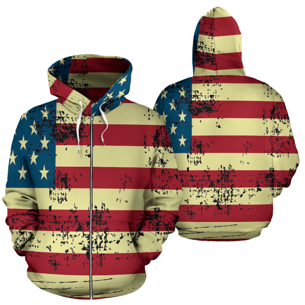 American Flag Zip Hoodie - view 2