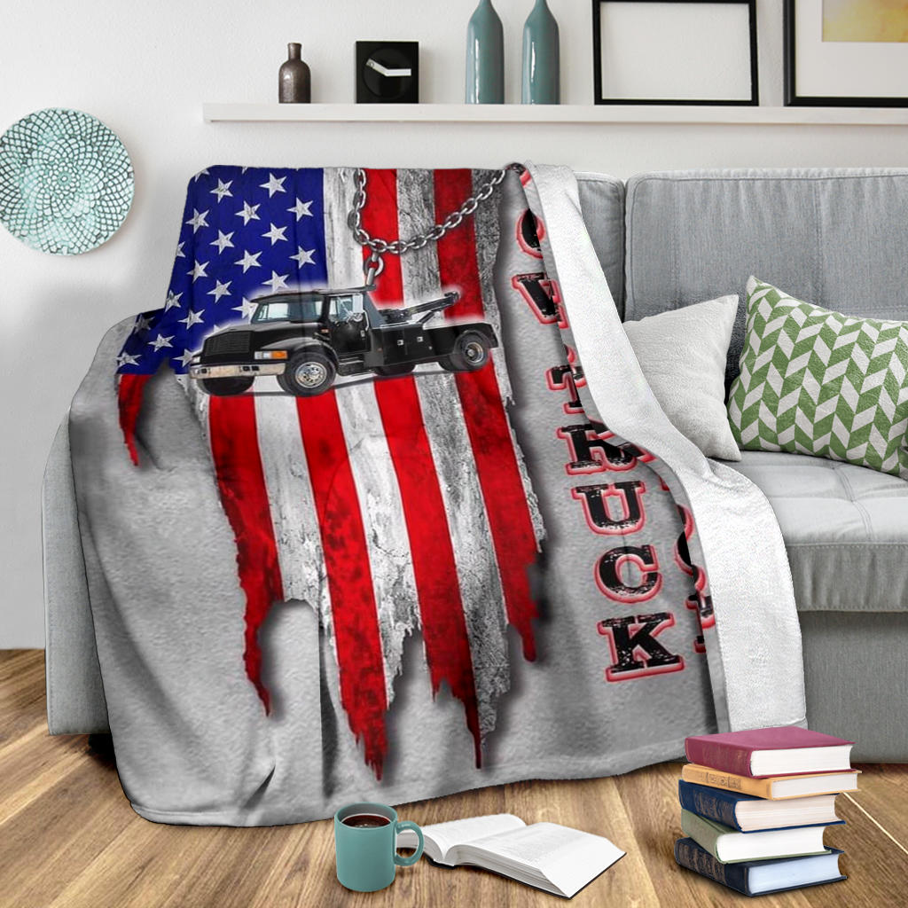 Proud Tow Truck Operator Blanket - view 3