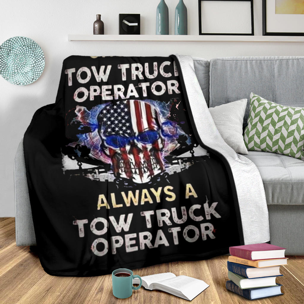 Always A Tow Truck Operator Blanket - view 3