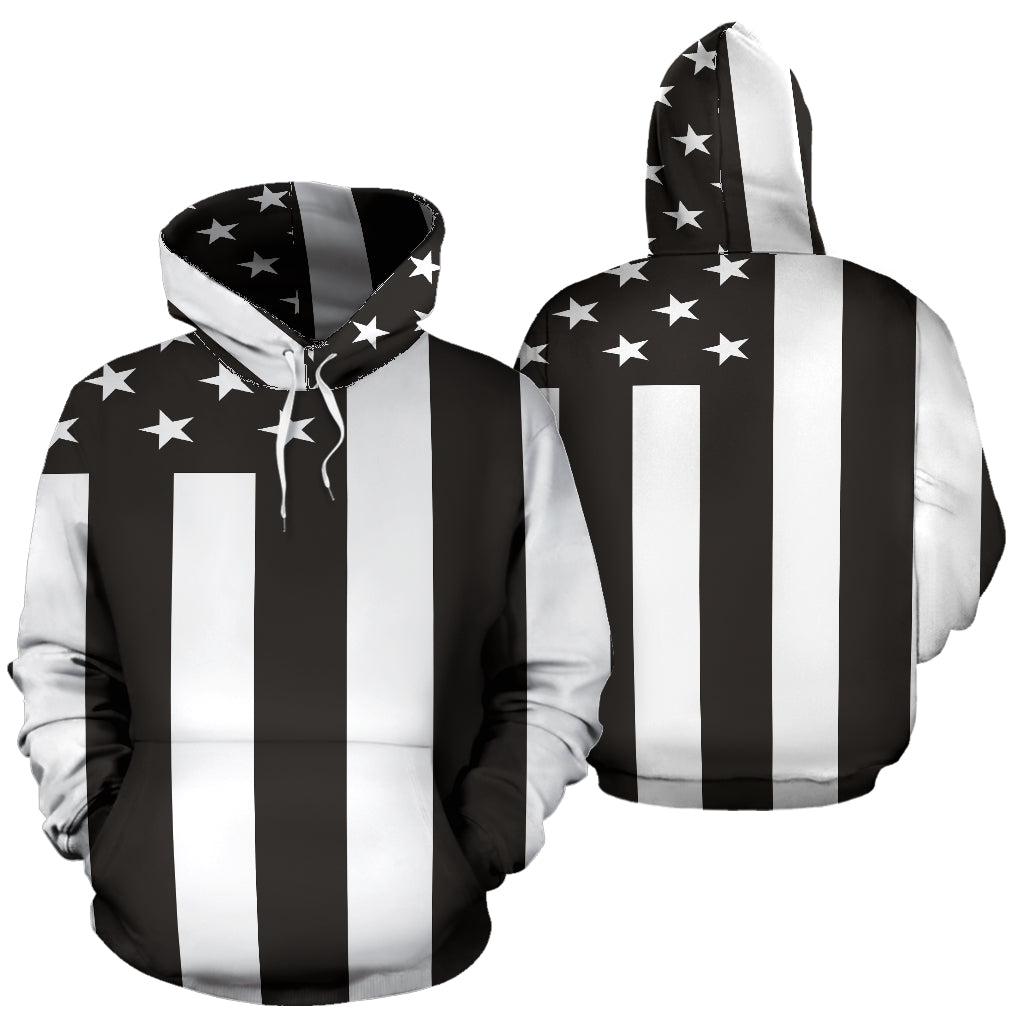 American Flag Black & White - view 3