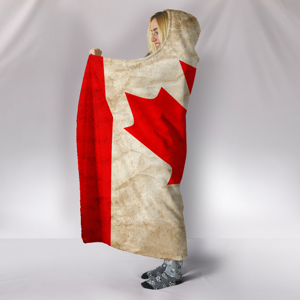 Custom Hoodie Blanket - Canadian Flag - view 4