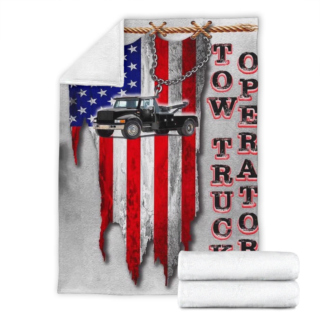 Proud Tow Truck Operator Blanket - view 4