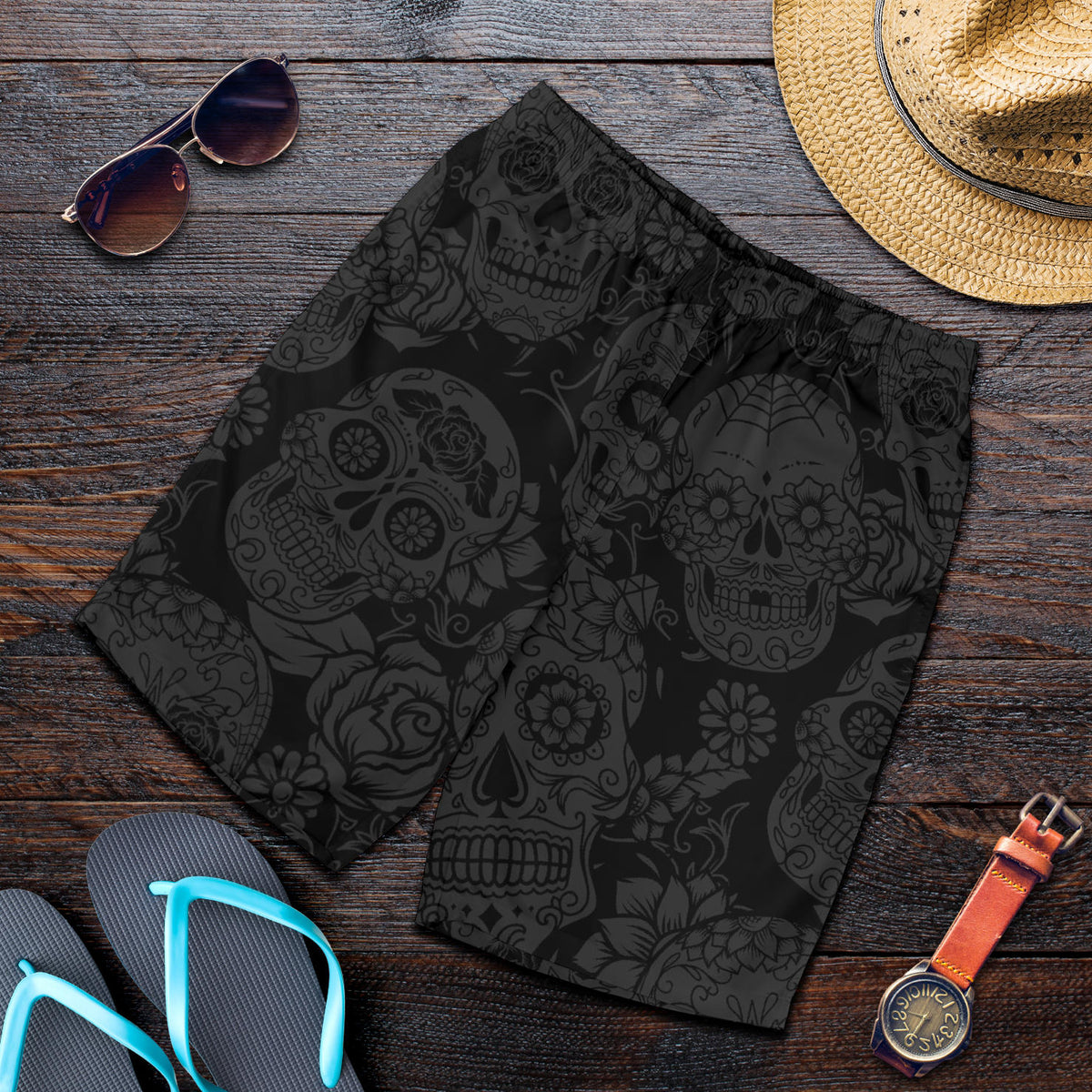 Dark Skull Men's Shorts - view 4