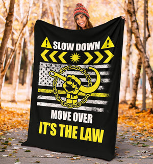 Slow Down Move Over (Throw Blanket)