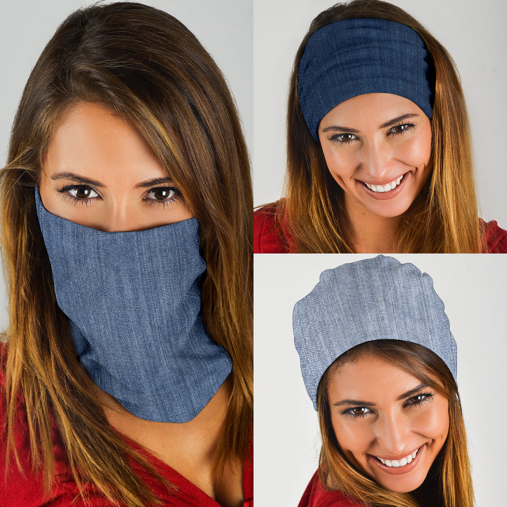 Shades of Denim (Light, Mid, Dark) - Bandana 3 Pack - view 4
