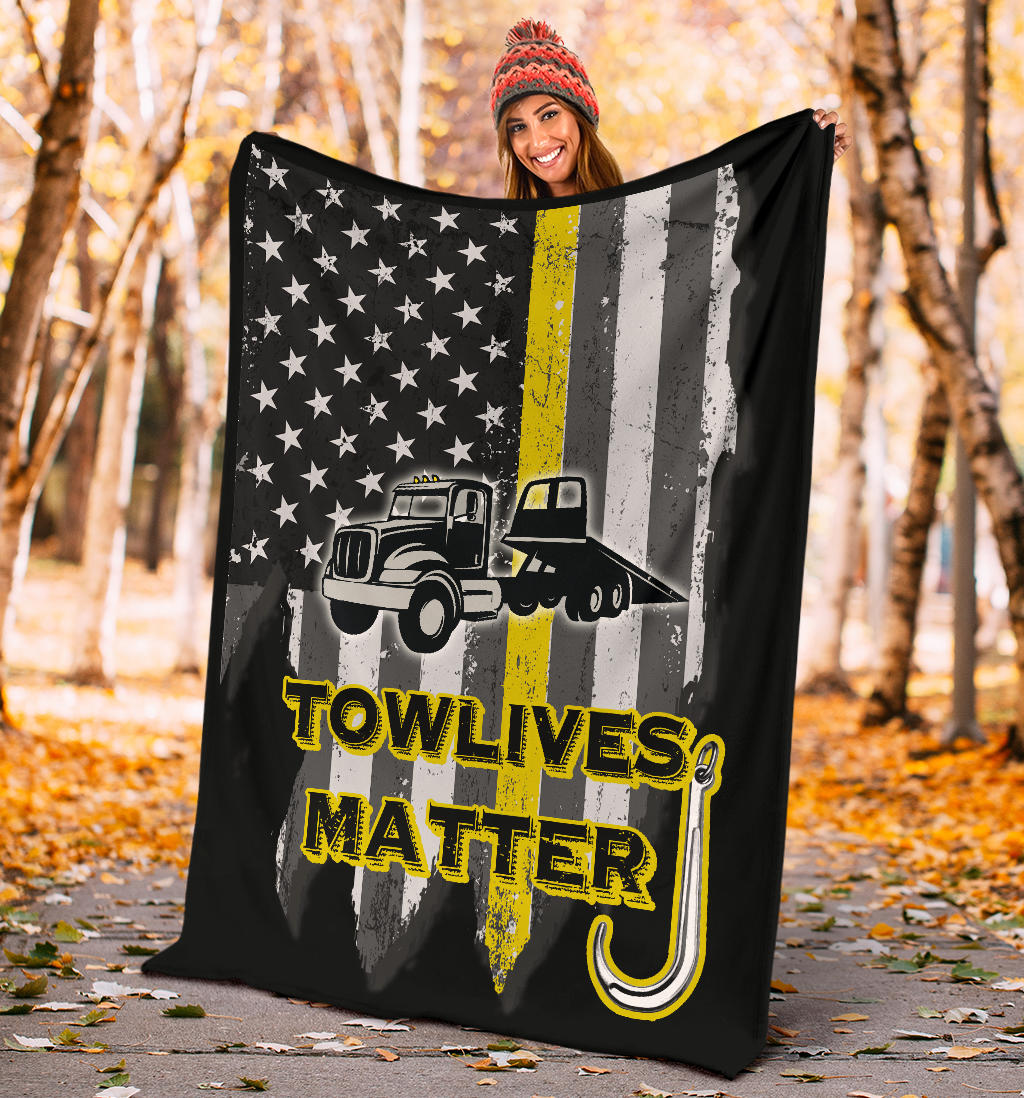 Towlivesmatter Blanket - Flatbed Version - view 4