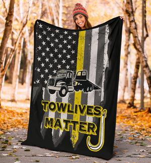 Towlivesmatter Blanket - Flatbed Version