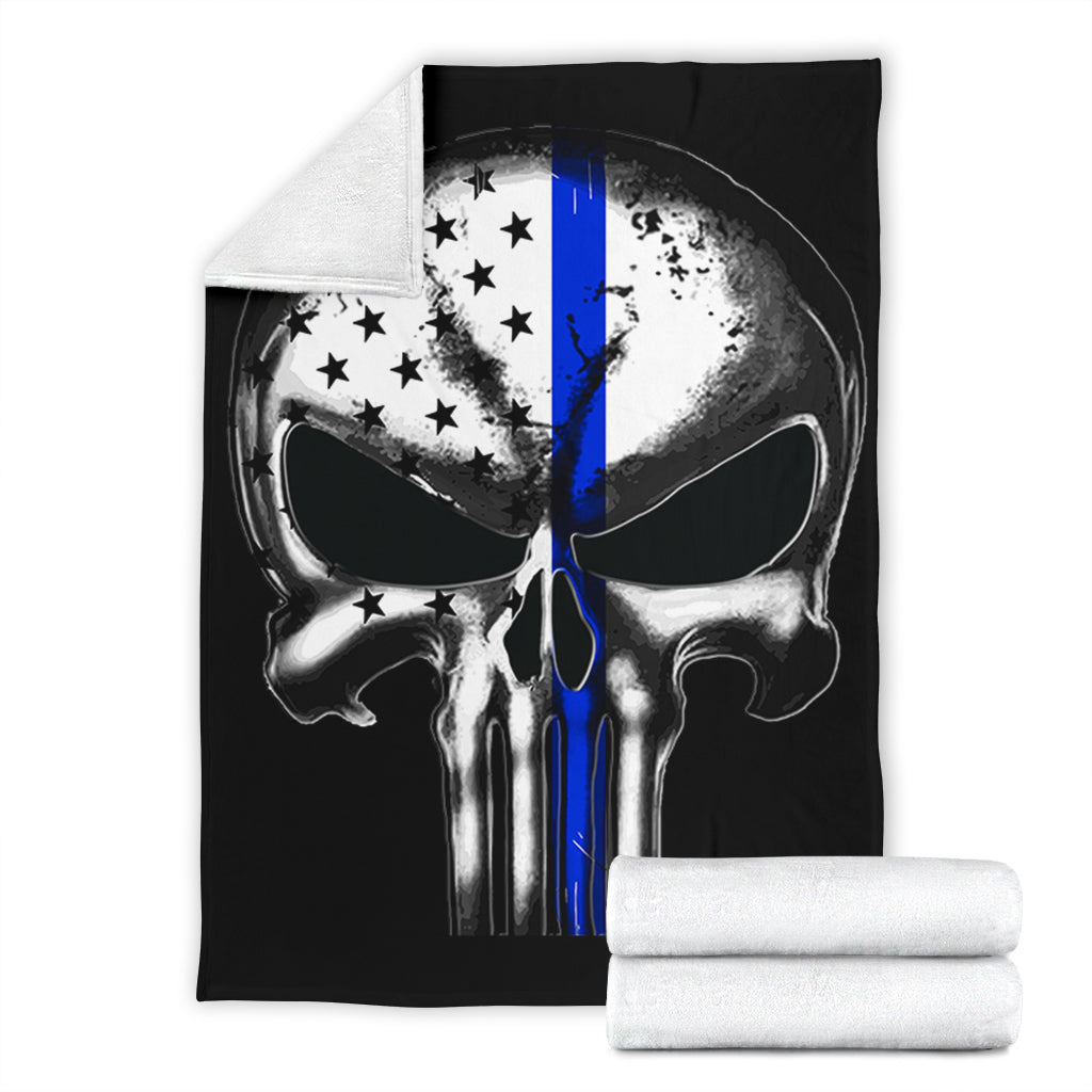 Thin Blue Line Blanket