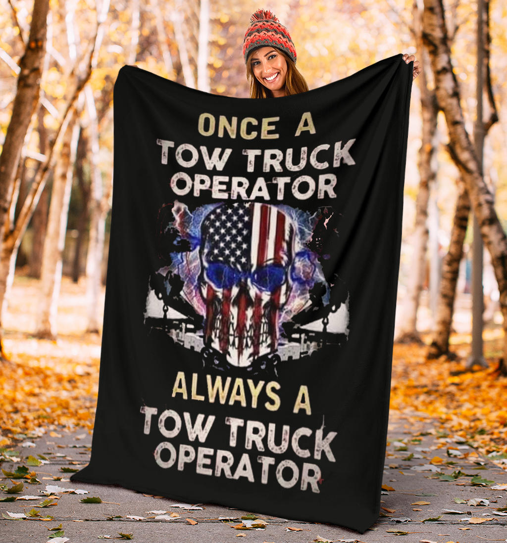 Always A Tow Truck Operator Blanket - view 4