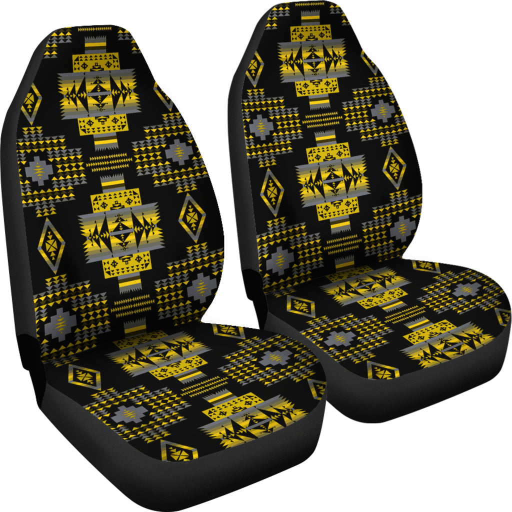 Seven Tribes Yellow Ocre Car Seat Covers - view 4