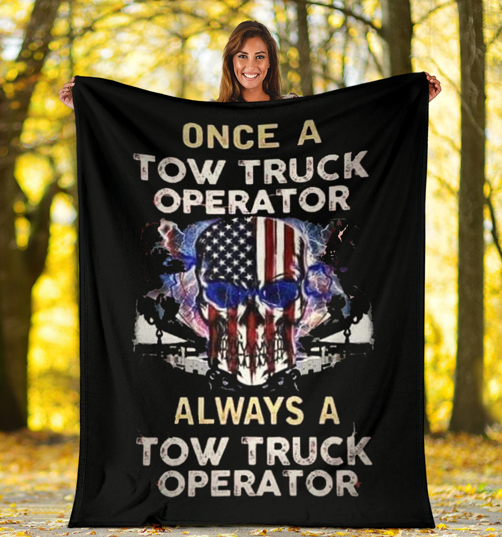 Always A Tow Truck Operator Blanket - view 5