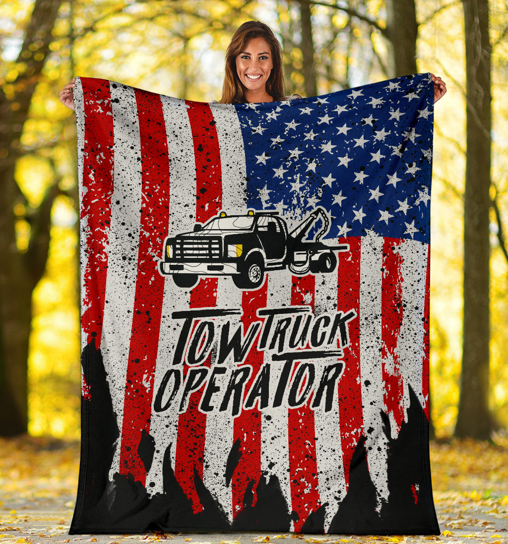 Proud Tow Truck Operator Blanket - view 5