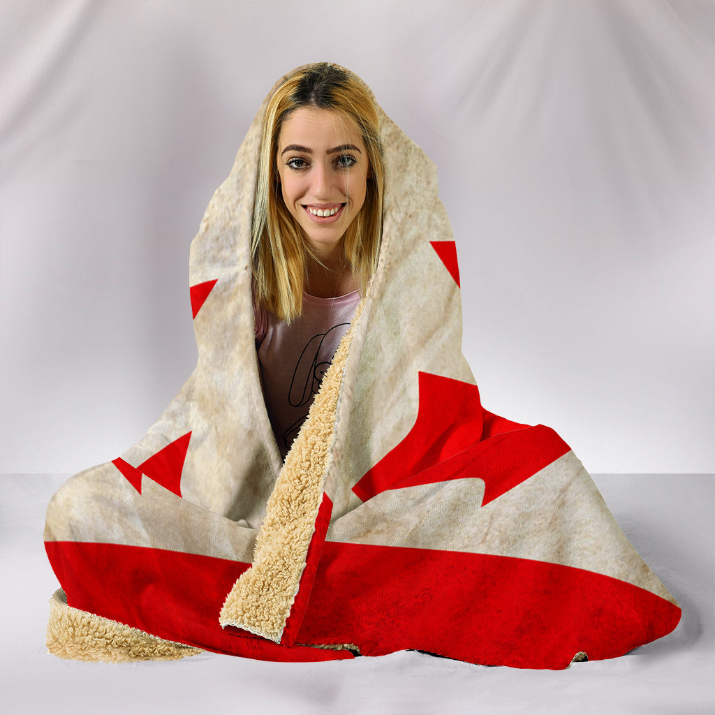 Custom Hoodie Blanket - Canadian Flag - view 5