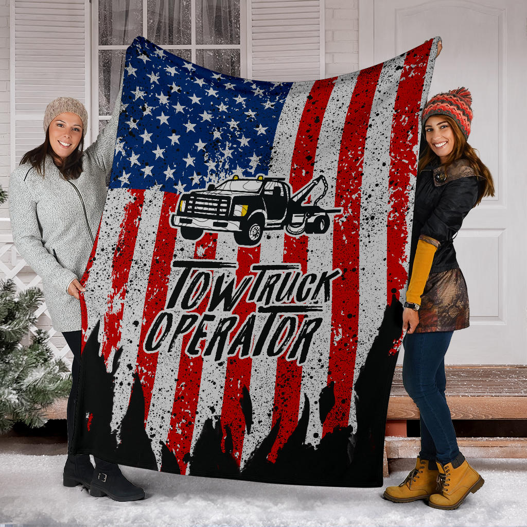 Proud Tow Truck Operator Blanket - view 6