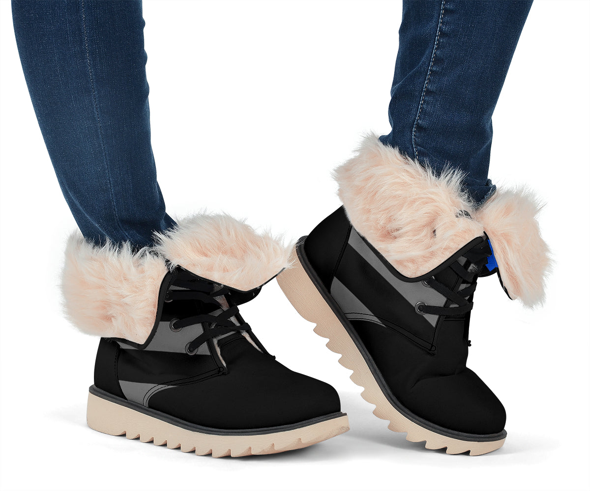 Thin Blue Line Polar Boots