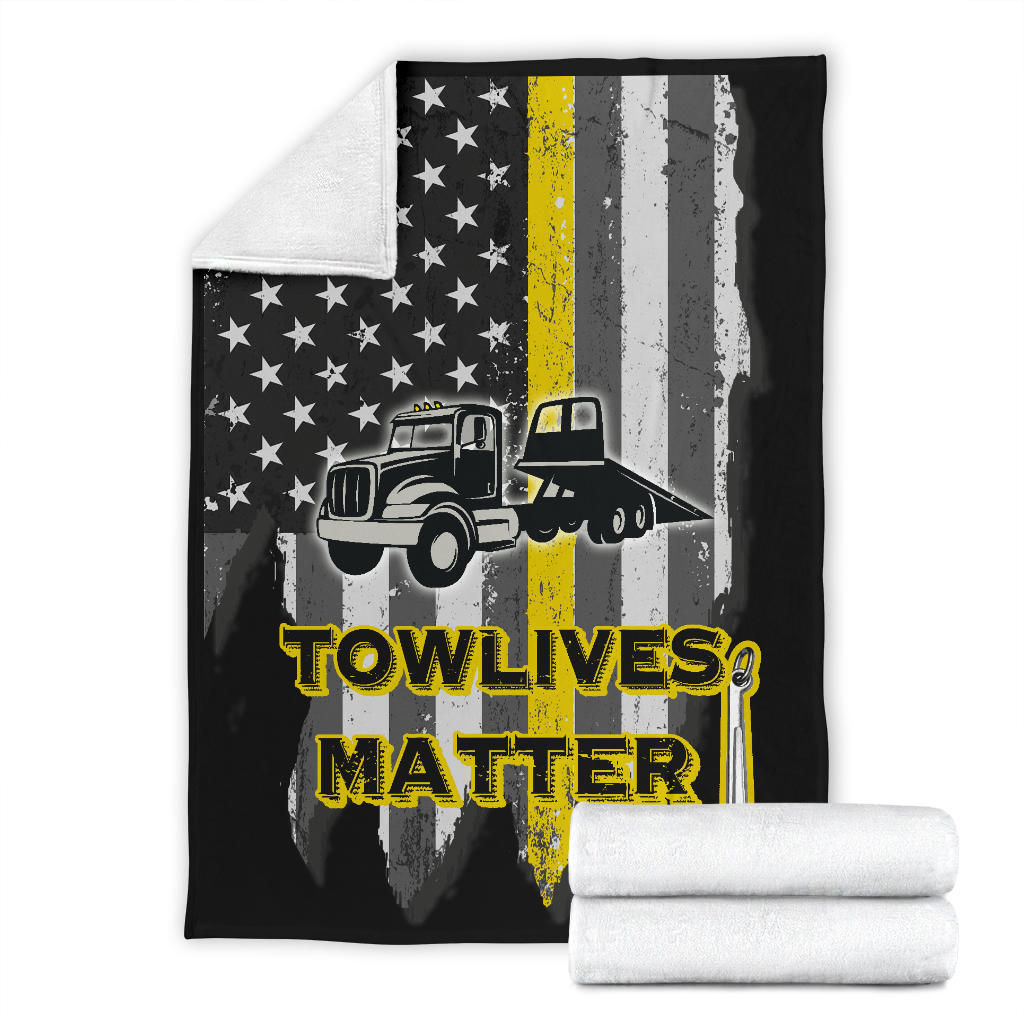Towlivesmatter Blanket - Flatbed Version - view 7
