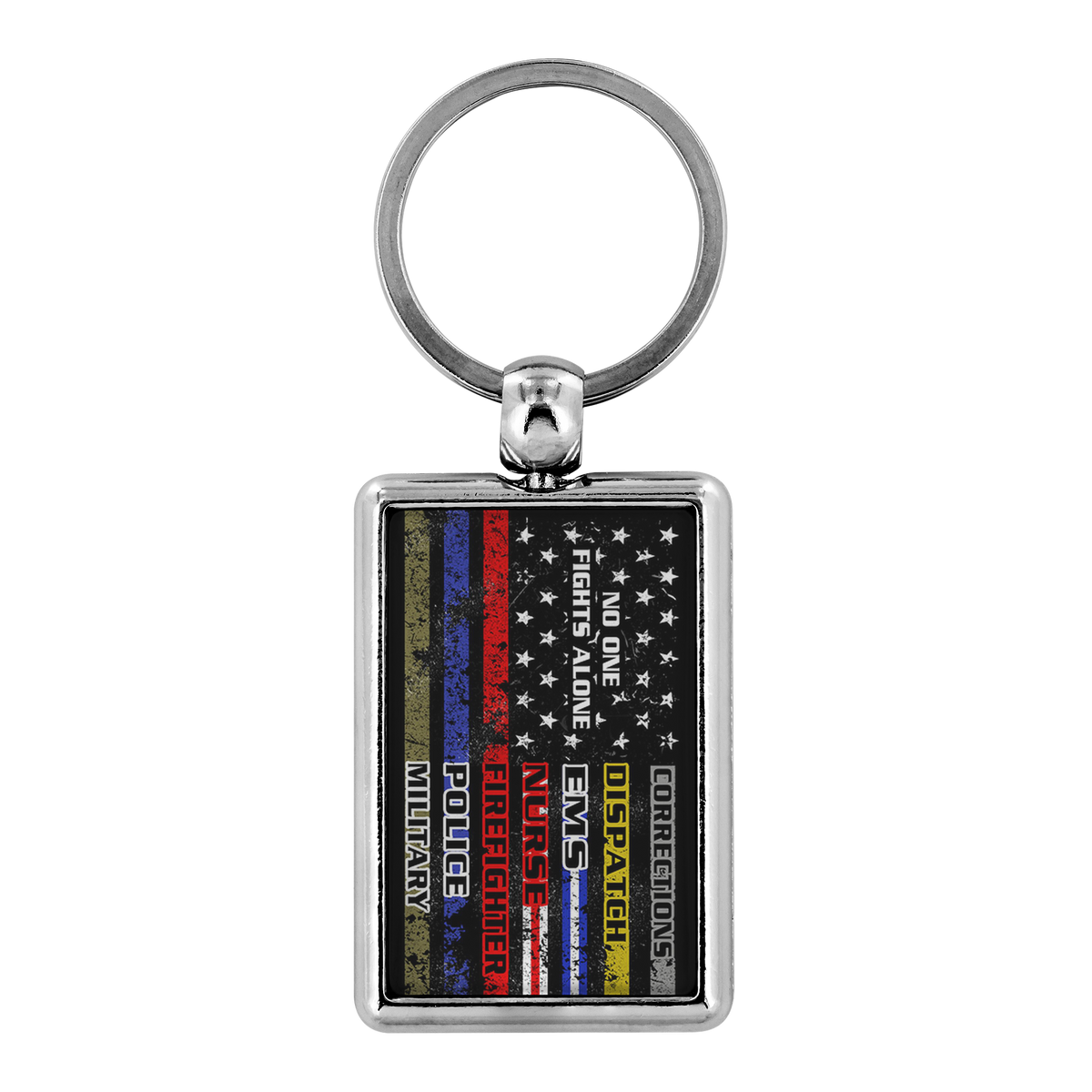 No One Fights Alone Keychain - view 2
