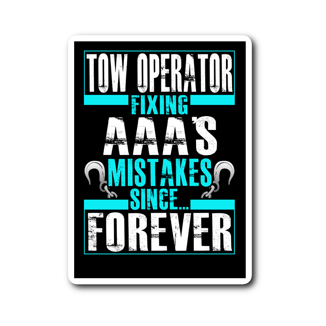 Tow Operator Sticker