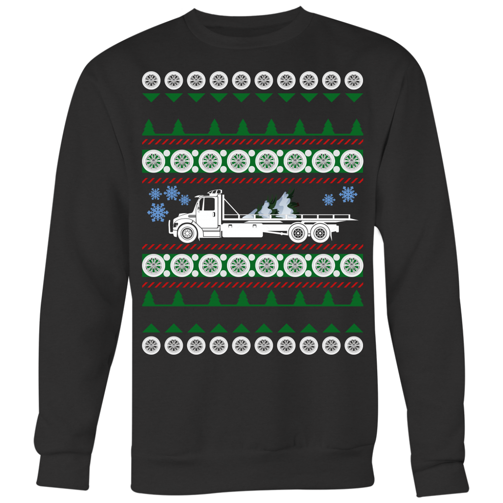 PROUD TOW TRUCK OPERATOR UGLY CHRISTMAS SWEATER - view 2