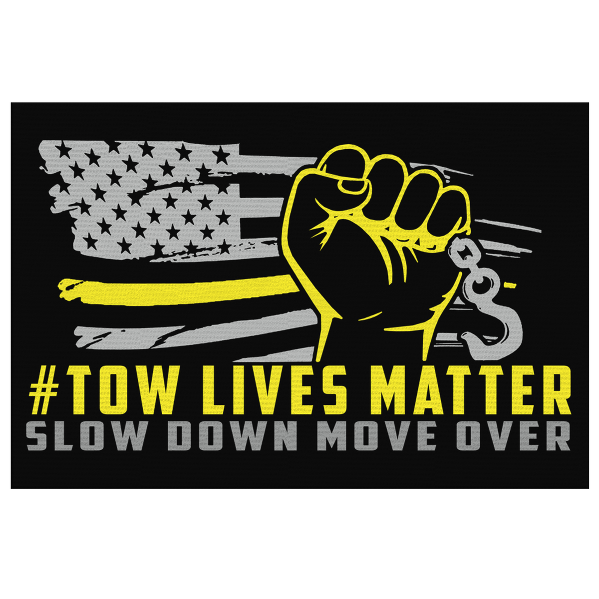 #Towlivesmatter Canvas - Premium Quality - view 5
