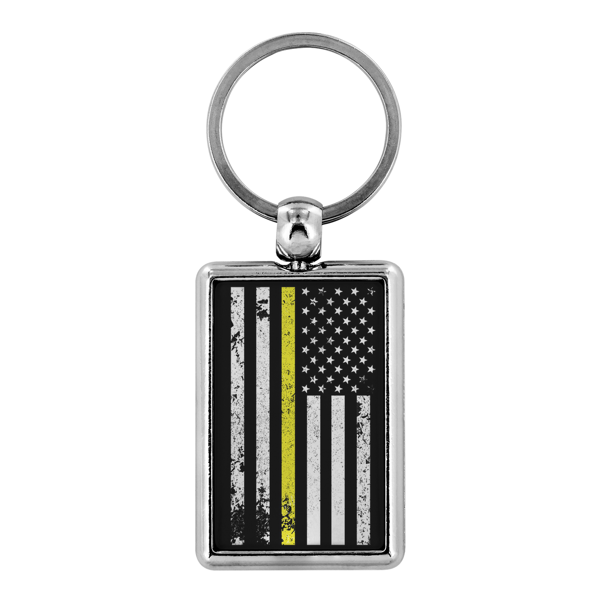 Thin Yellow Line Keychain - view 2