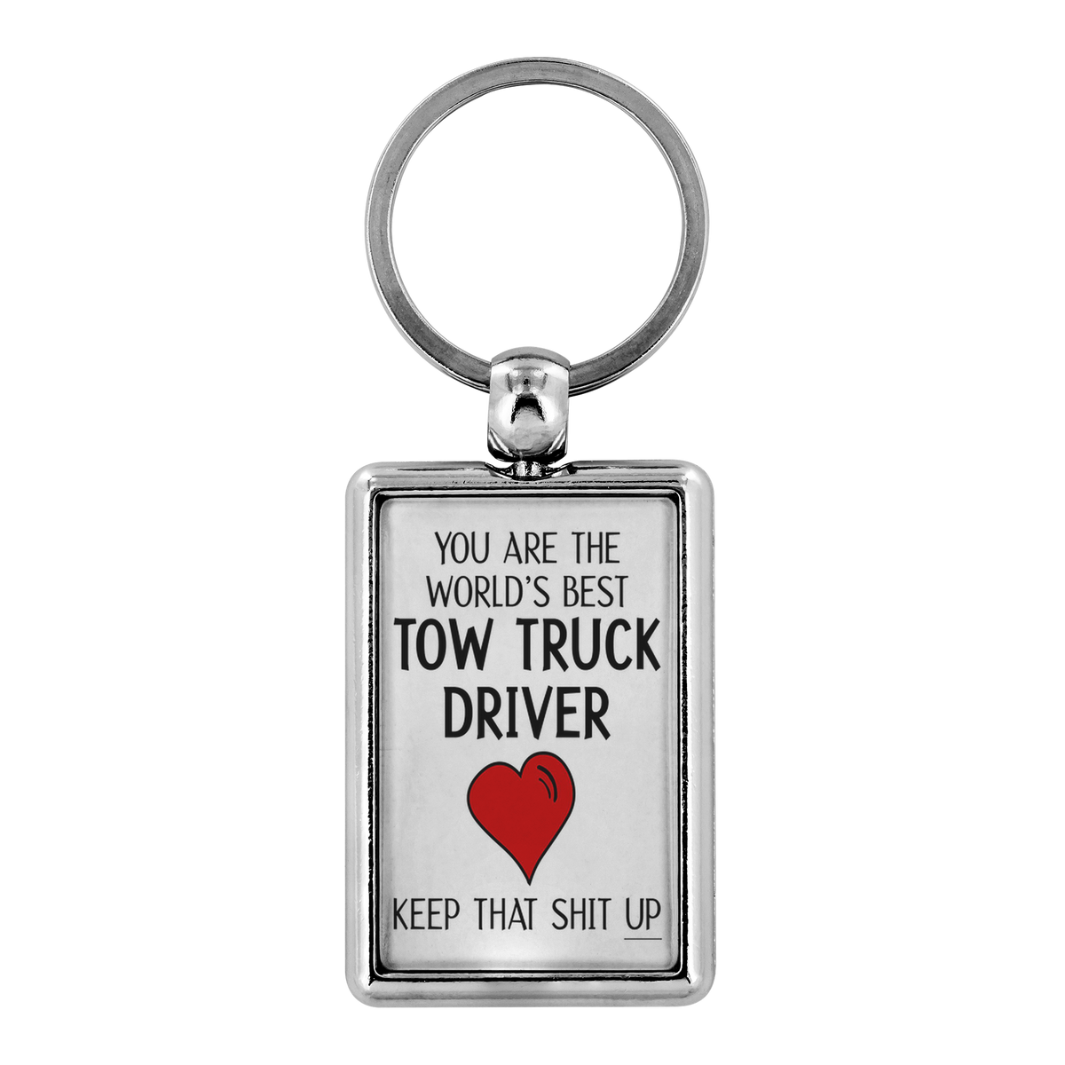 Proud Tow Truck Driver Keychain - view 2
