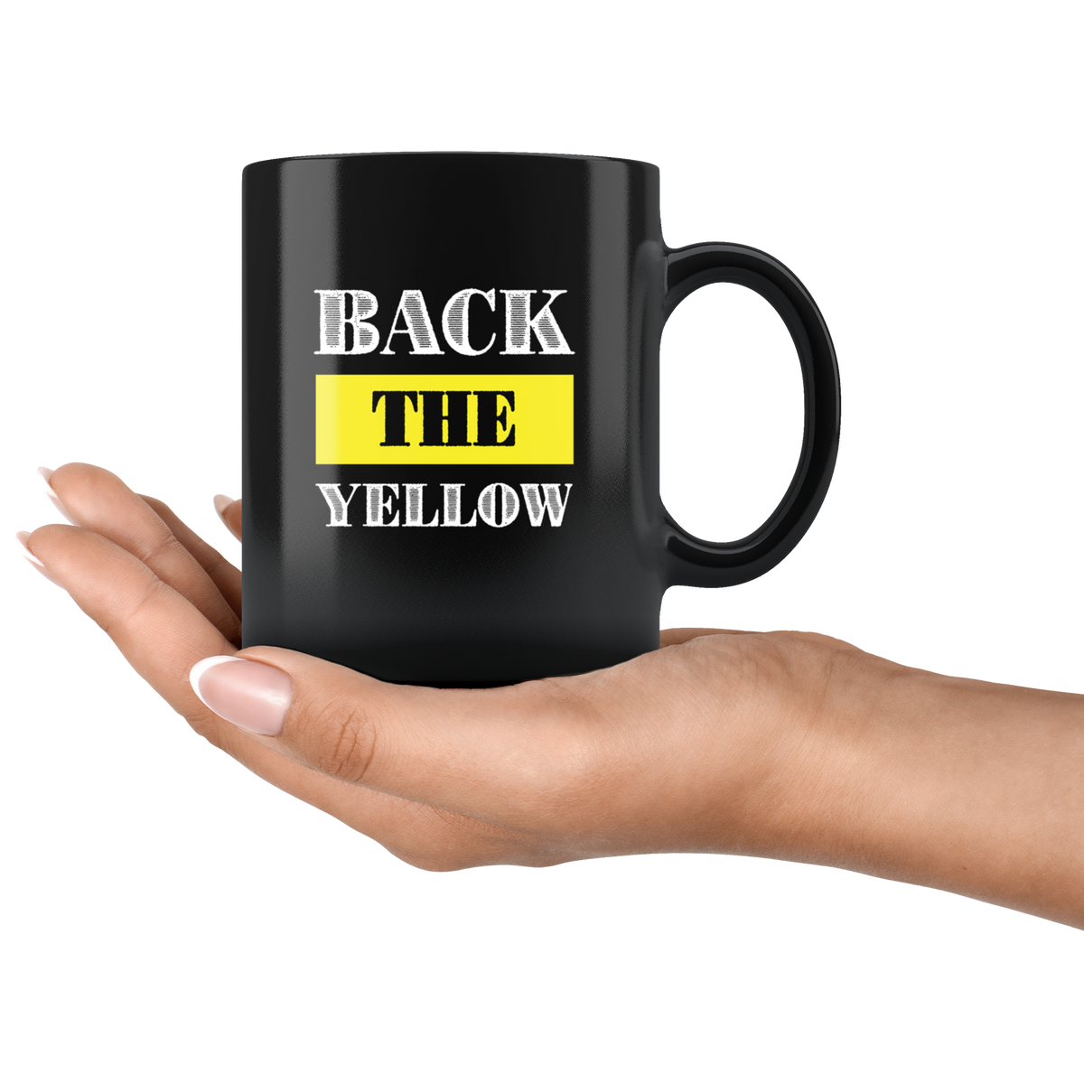 Back The Yellow Mug - view 4
