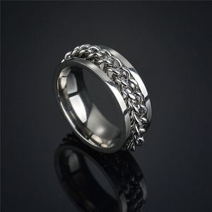 Premium STAINLESS CUBA CHAIN RING