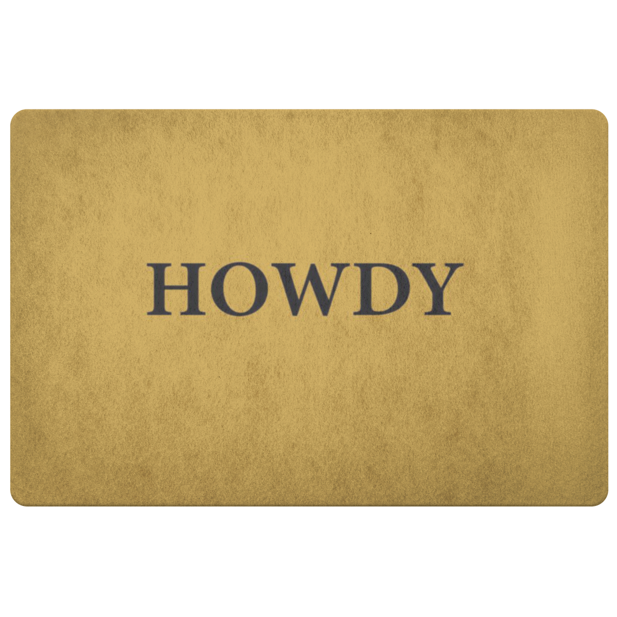 Howdy Doormat (Hand Stenciled)