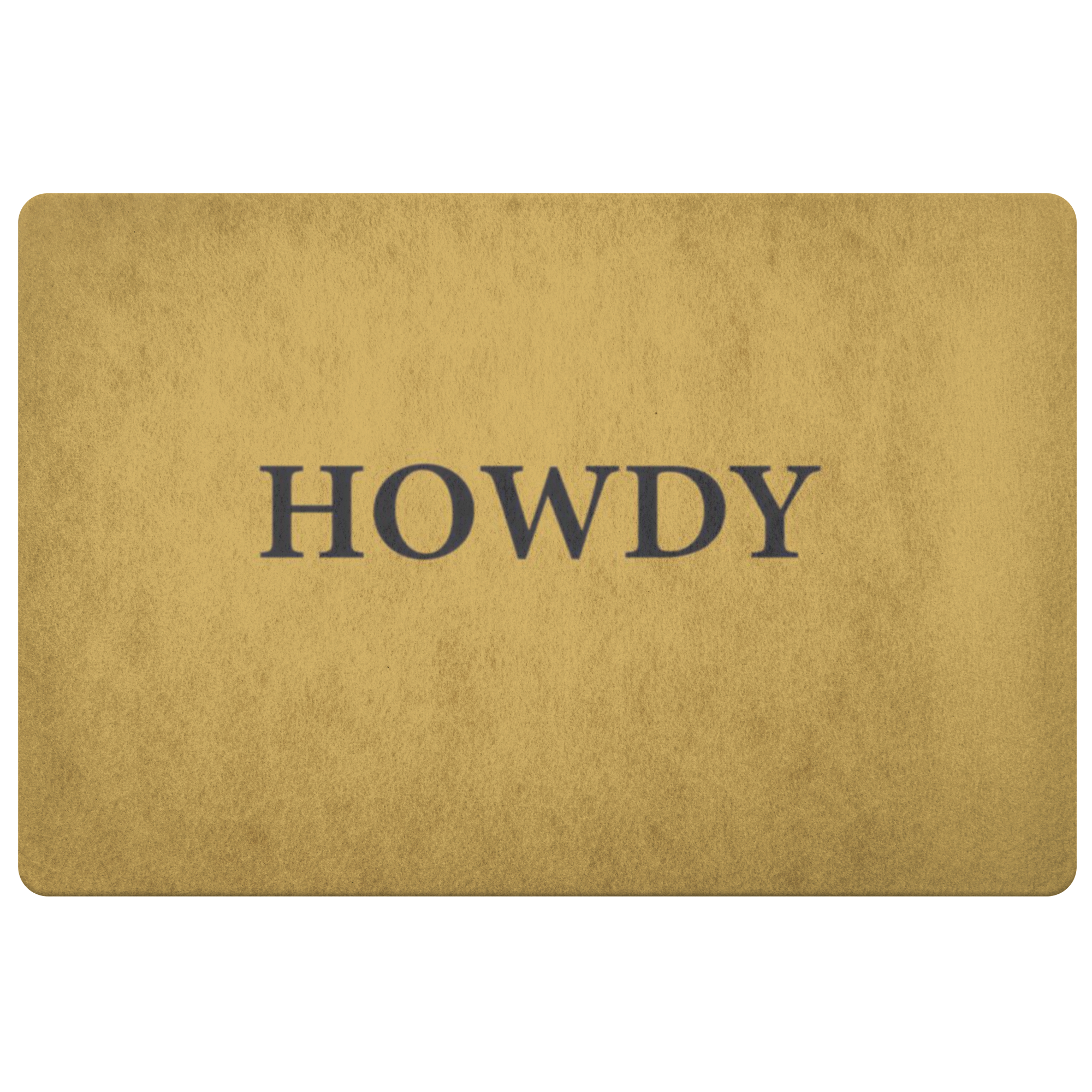Howdy Doormat (Hand Stenciled)