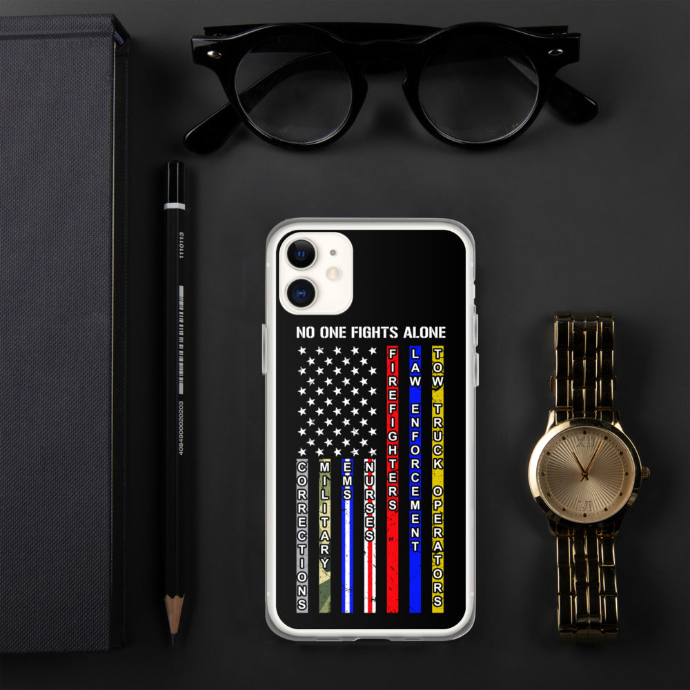 No One Fights Alone iPhone Case - view 8