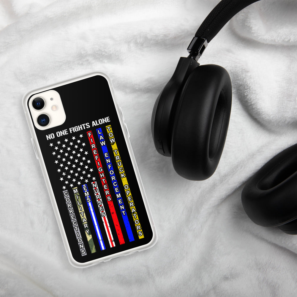 No One Fights Alone iPhone Case - view 9
