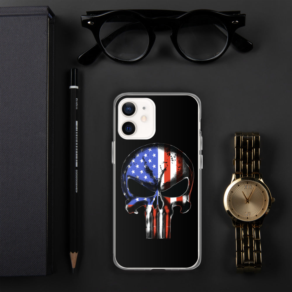 United States of America Flag Punisher iPhone Case - view 25