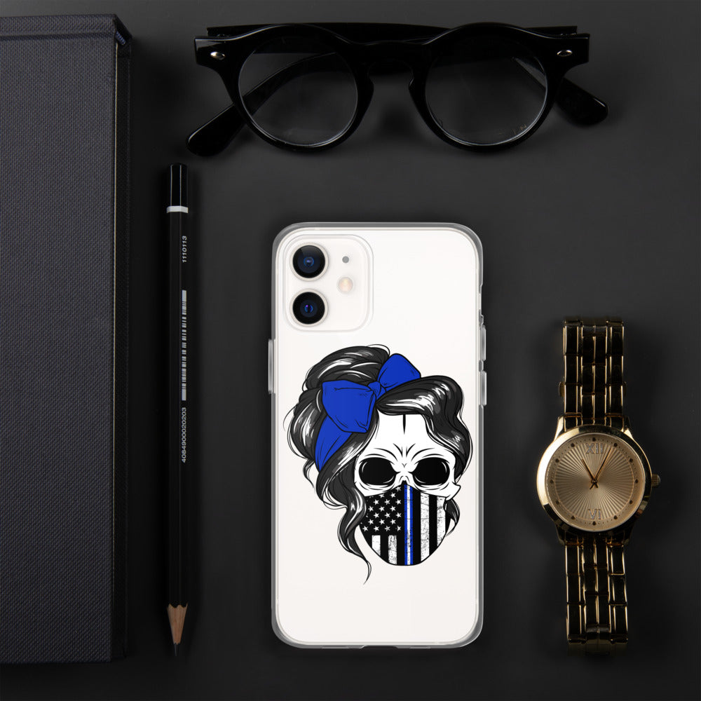 Thin Blue Line iPhone Case