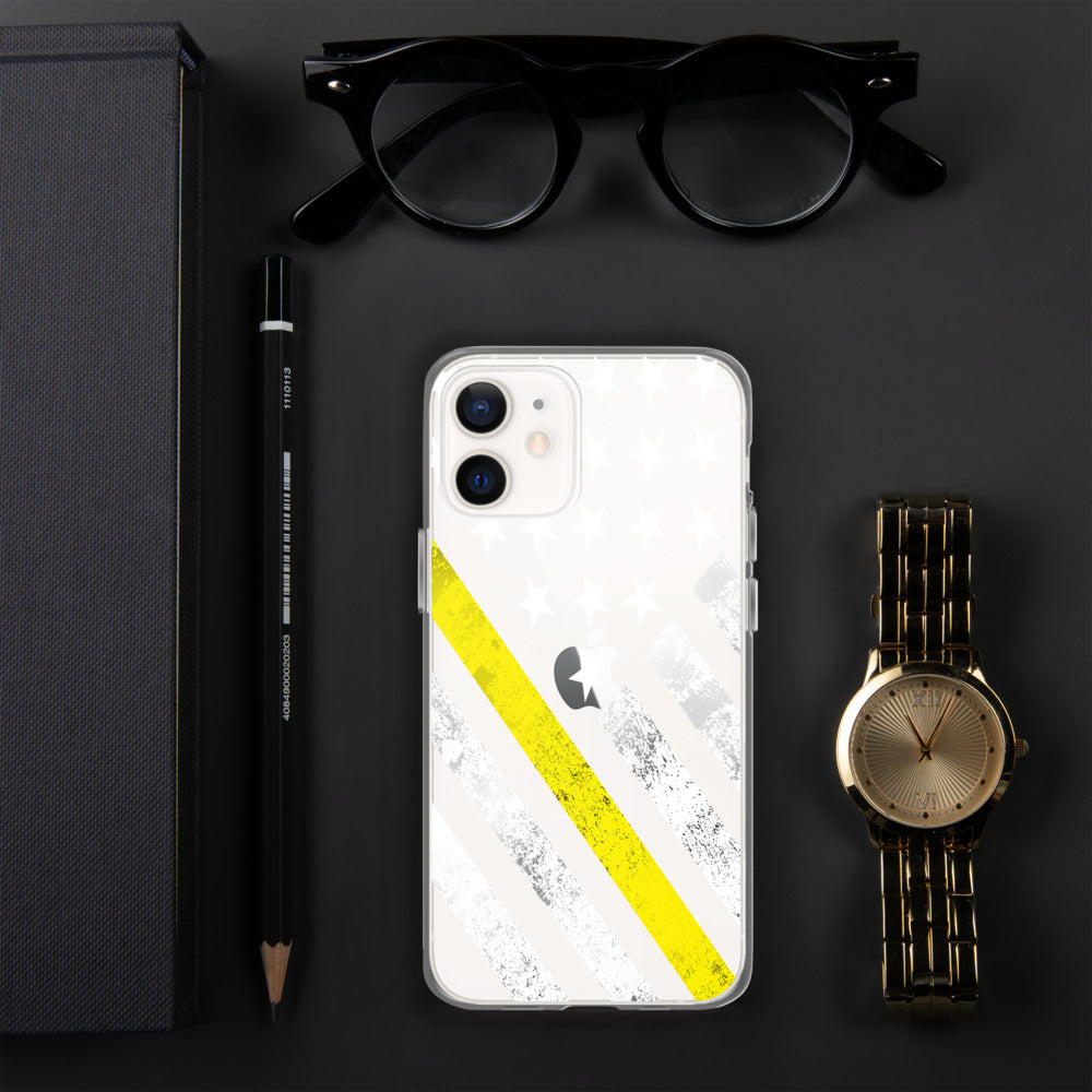 The Thin Yellow Line iPhone Case
