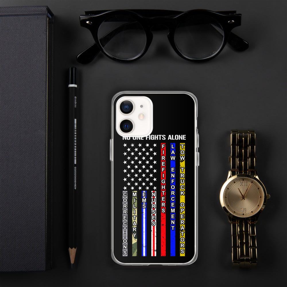 No One Fights Alone iPhone Case - view 16
