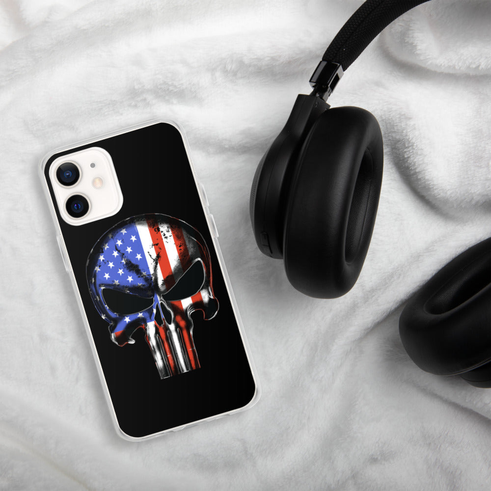 United States of America Flag Punisher iPhone Case - view 26