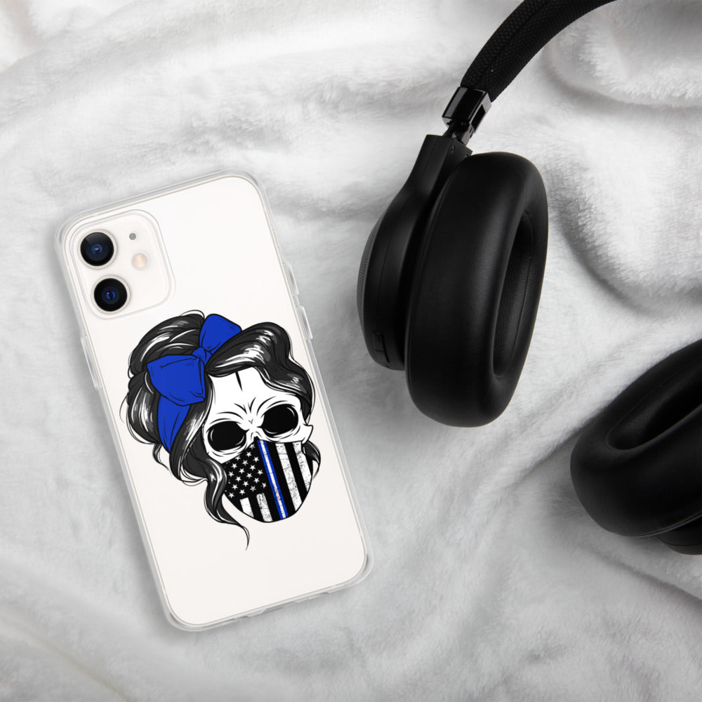 Thin Blue Line iPhone Case