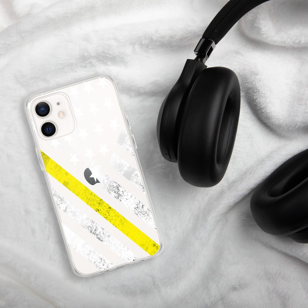 The Thin Yellow Line iPhone Case