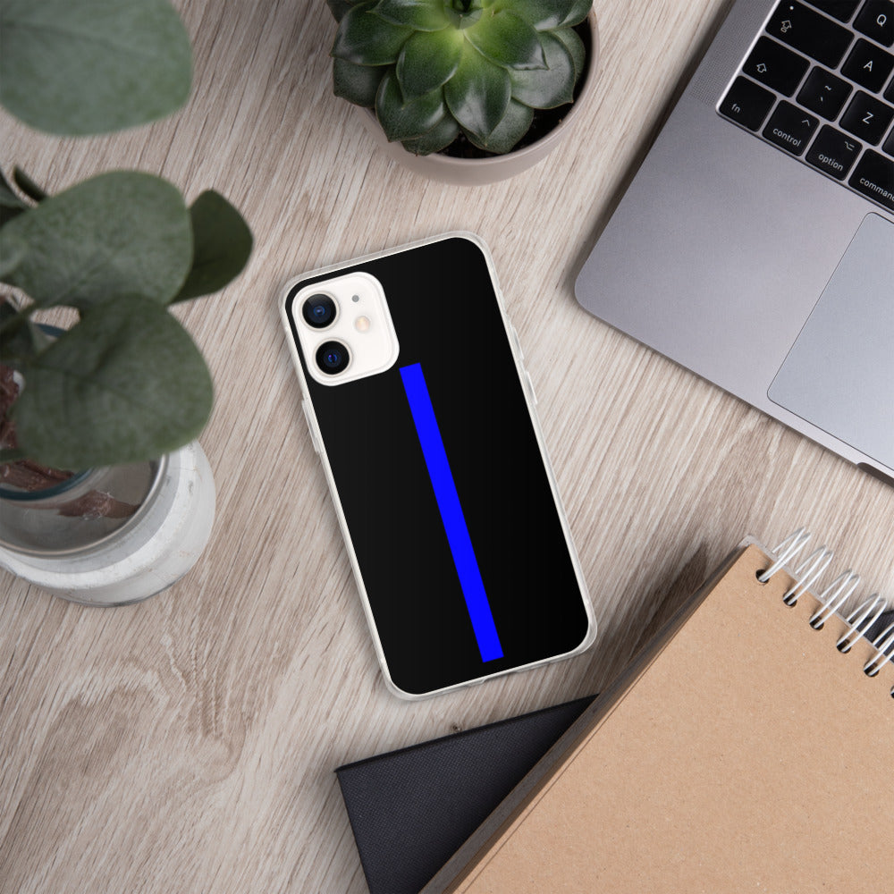 Thin Blue Line iPhone Case