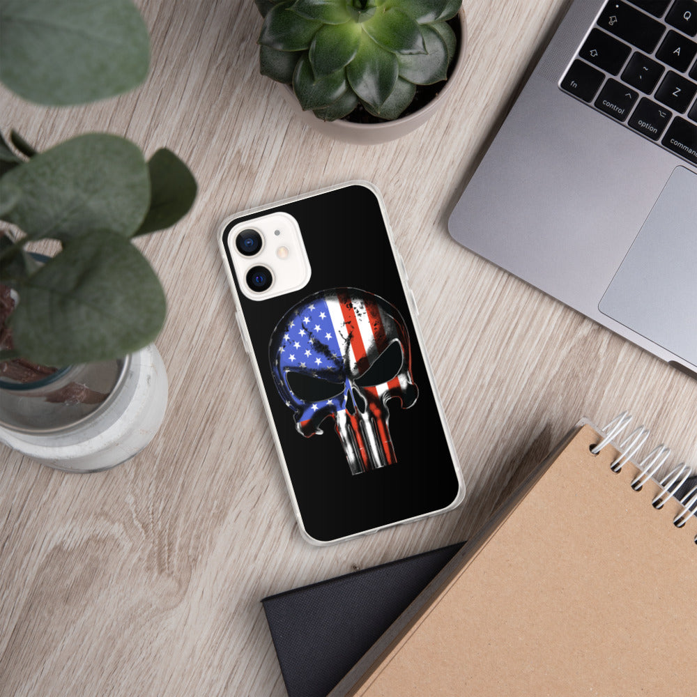 United States of America Flag Punisher iPhone Case - view 27