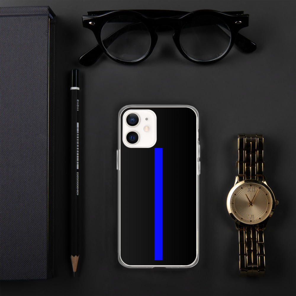 Thin Blue Line iPhone Case