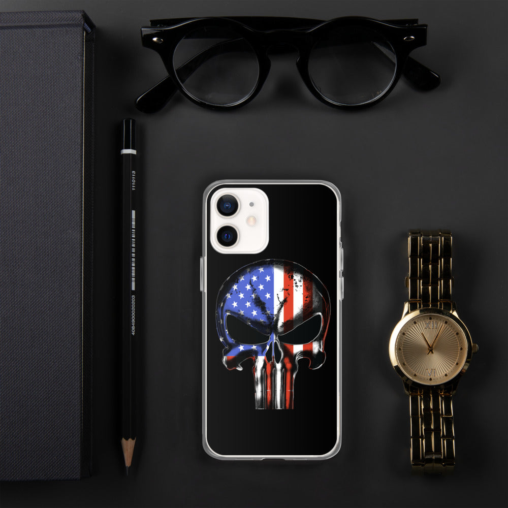 United States of America Flag Punisher iPhone Case - view 28