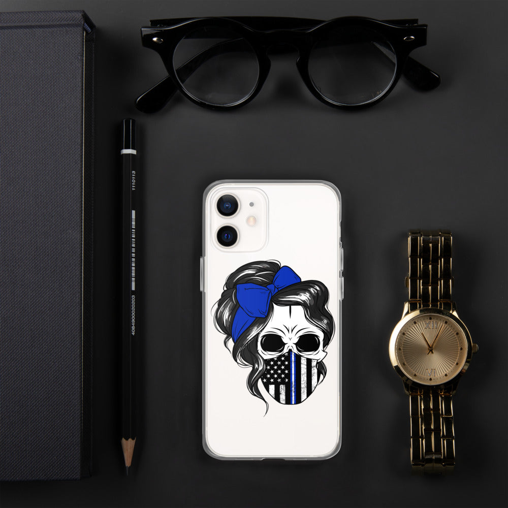 Thin Blue Line iPhone Case