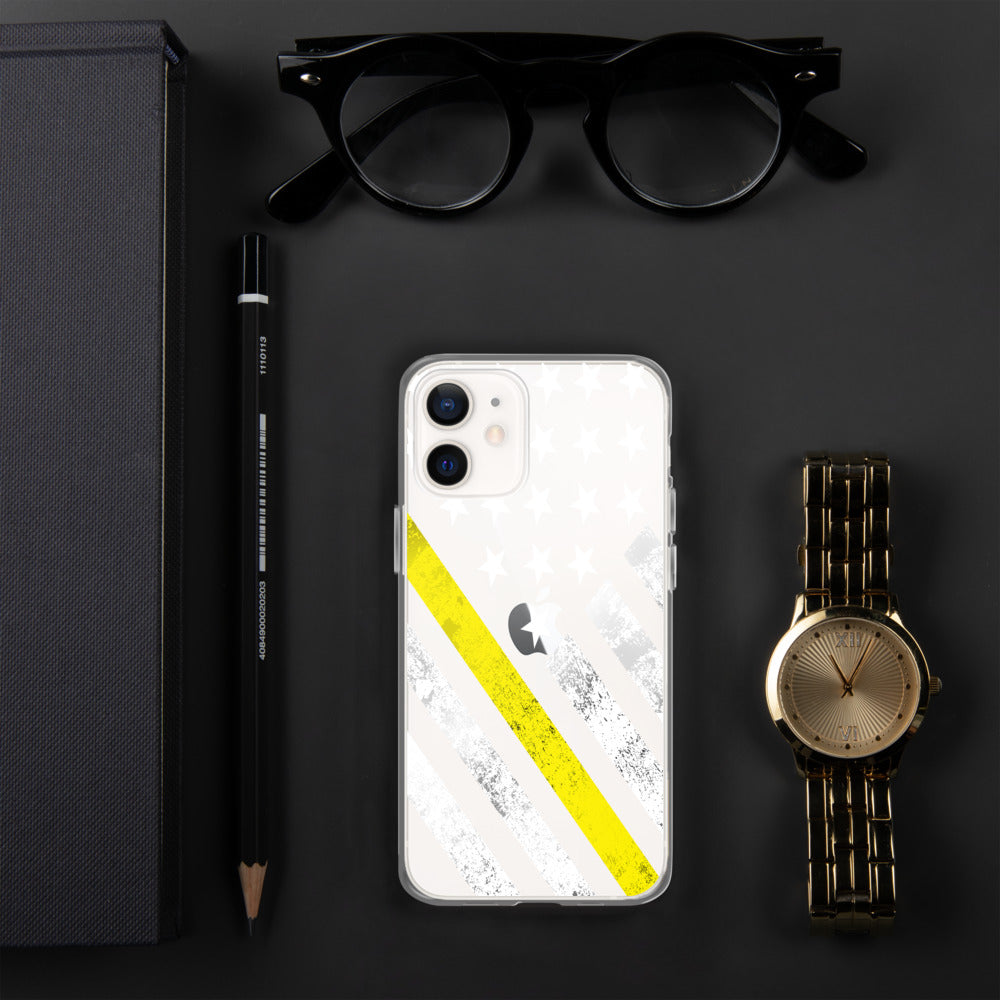The Thin Yellow Line iPhone Case