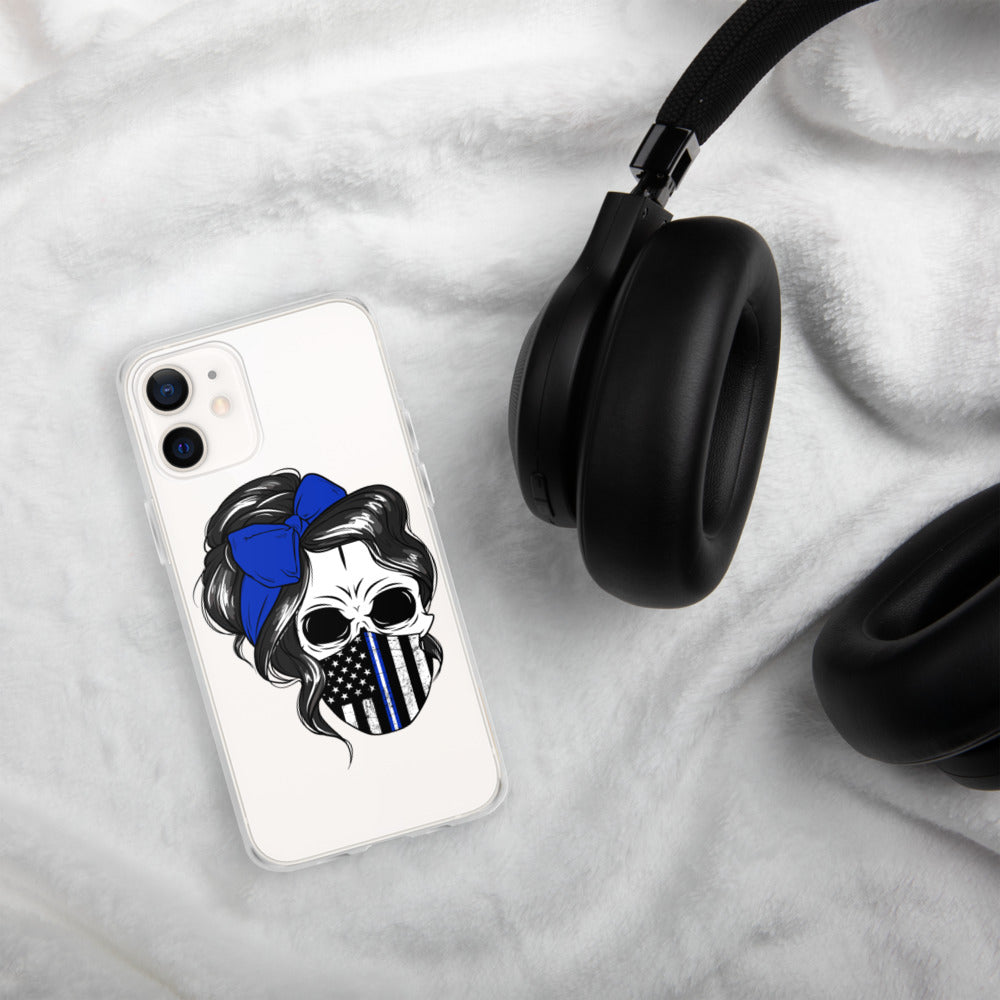 Thin Blue Line iPhone Case