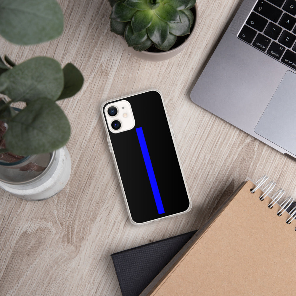 Thin Blue Line iPhone Case