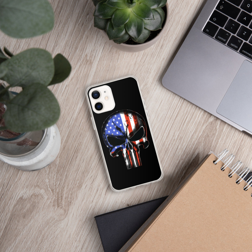 United States of America Flag Punisher iPhone Case - view 30