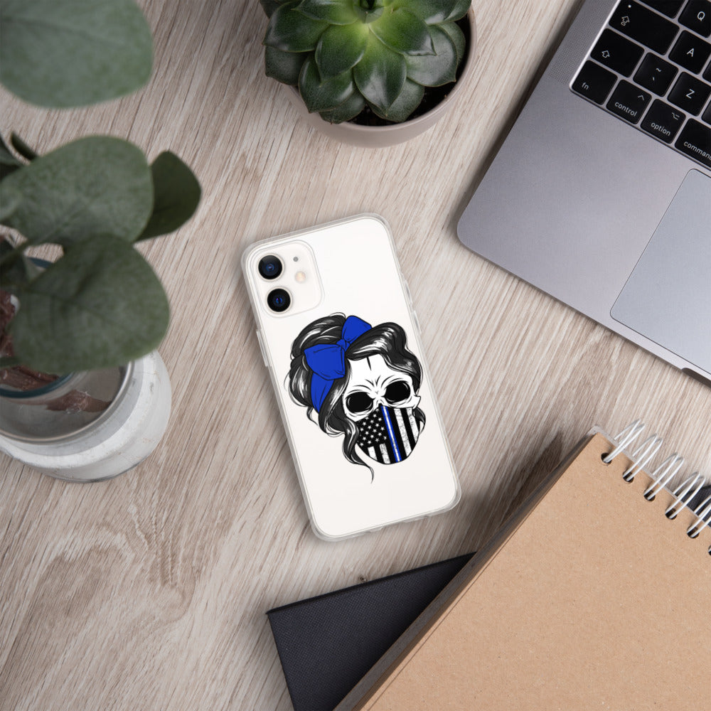 Thin Blue Line iPhone Case