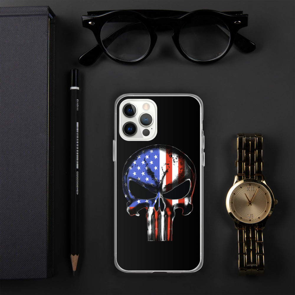United States of America Flag Punisher iPhone Case - view 31